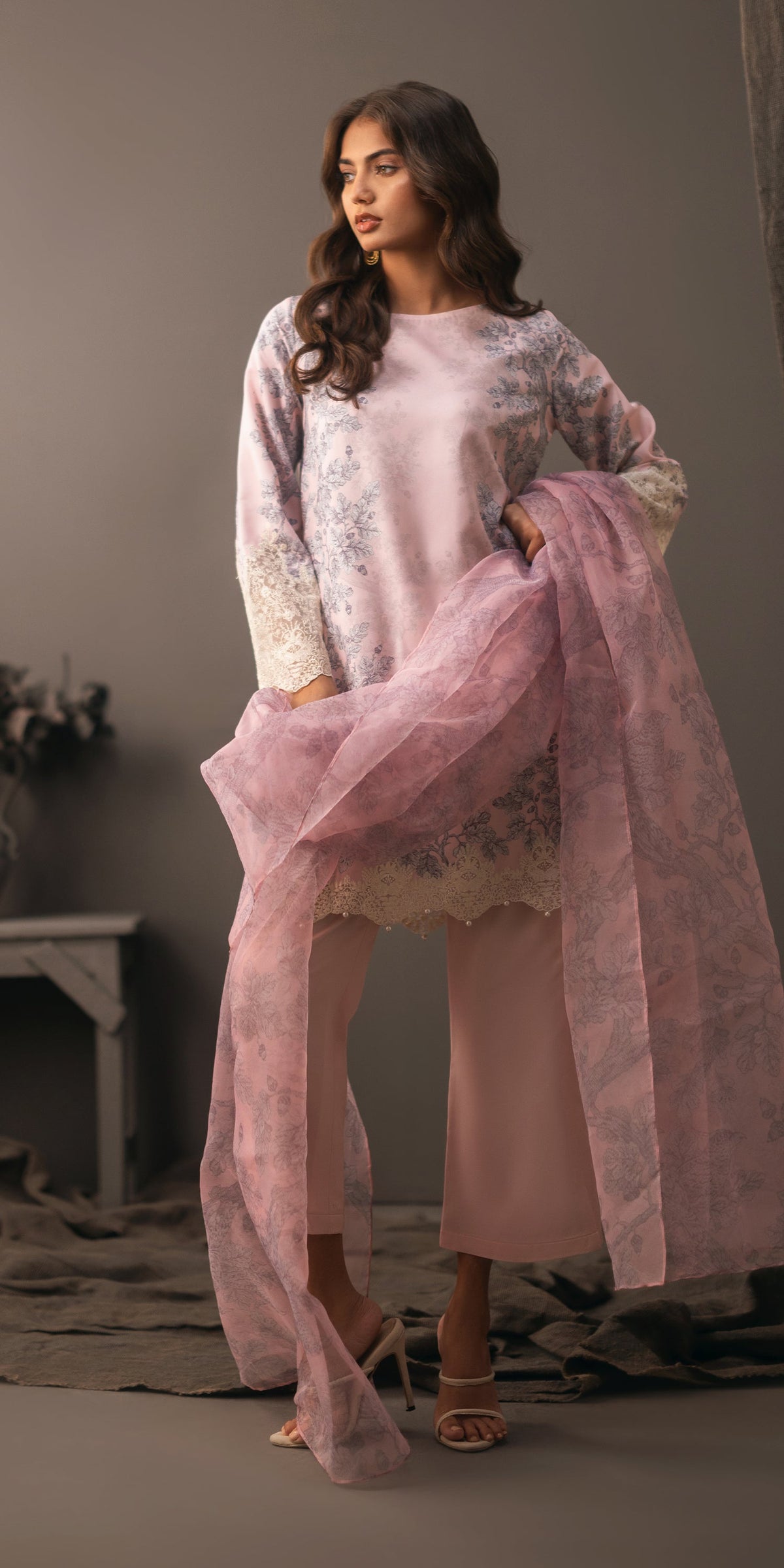 Erum Khan | Beyond Basic | GLOWING BEAT - Designer Dress with Intricate embroidery and embellishments. Shop elegent wedding dress at Maria Faisal.