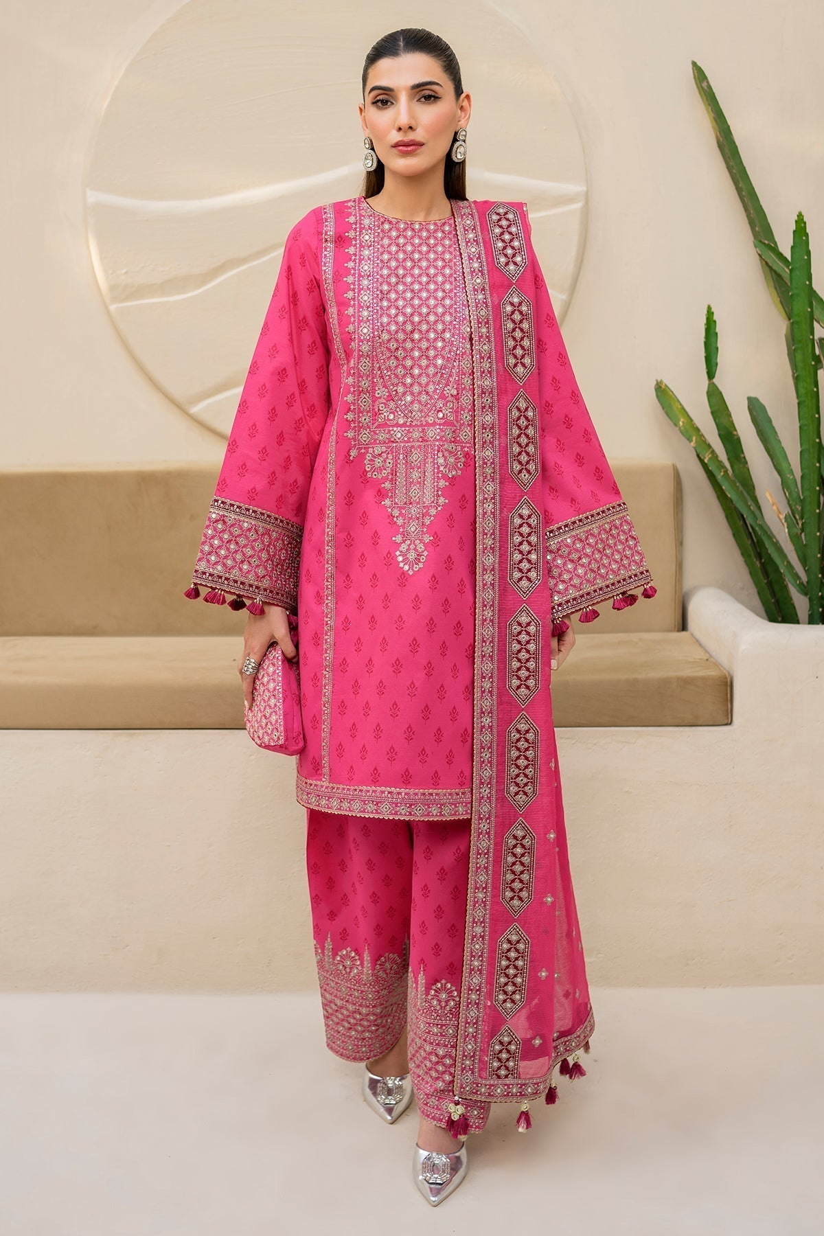 Jazmin | Irish Lawn SS 24 | D3 - Maria Faisal. 