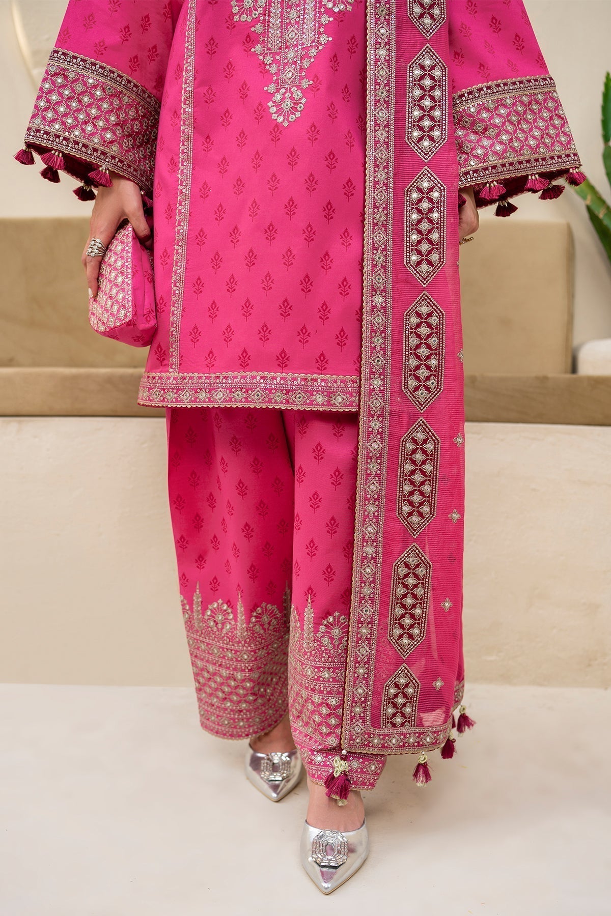 Jazmin | Irish Lawn SS 24 | D3 - Maria Faisal. 