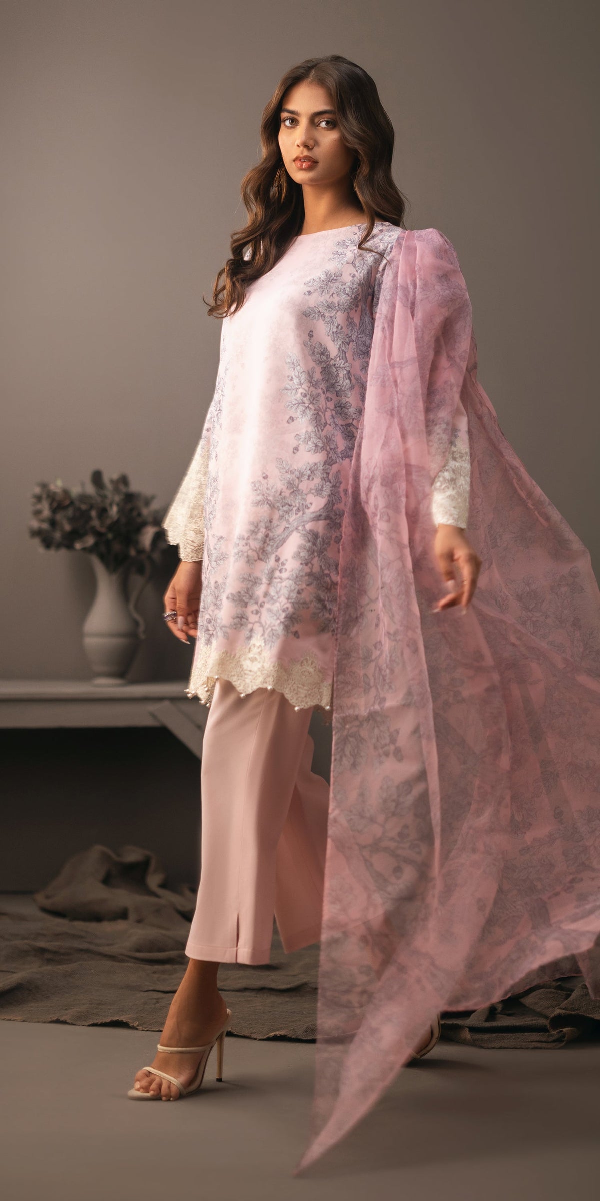 Erum Khan | Beyond Basic | GLOWING BEAT - Designer Dress with Intricate embroidery and embellishments. Shop elegent wedding dress at Maria Faisal.