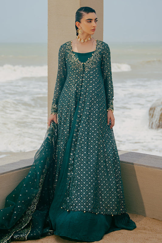 Cross Stitch | Wedding Collection 24 | GREEN SPRING - Ladies Clothes - Maria Faisal