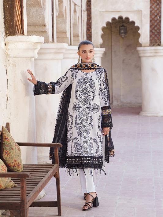 Zebtan | Zeenat Luxury Lawn Eid Collection | ZL 10 - Maria Faisal