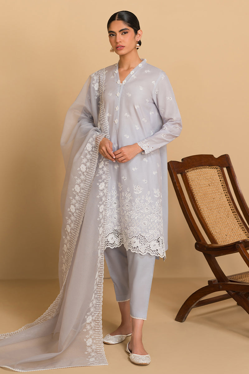 Cross Stitch | Chikankari Lawn Collection | P-05 - Maria Faisal