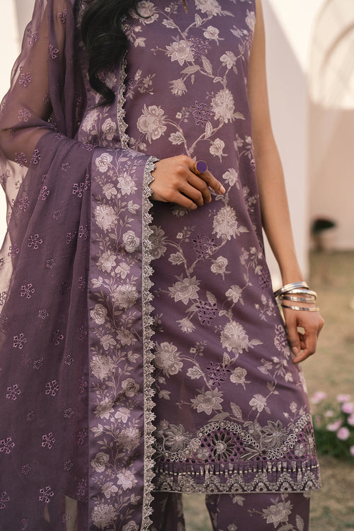 Baroque | Luxury Pret 24 | LAWN UF-598 - Designer Dress with Intricate embroidery and embellishments. Shop elegent wedding dress at Maria Faisal.