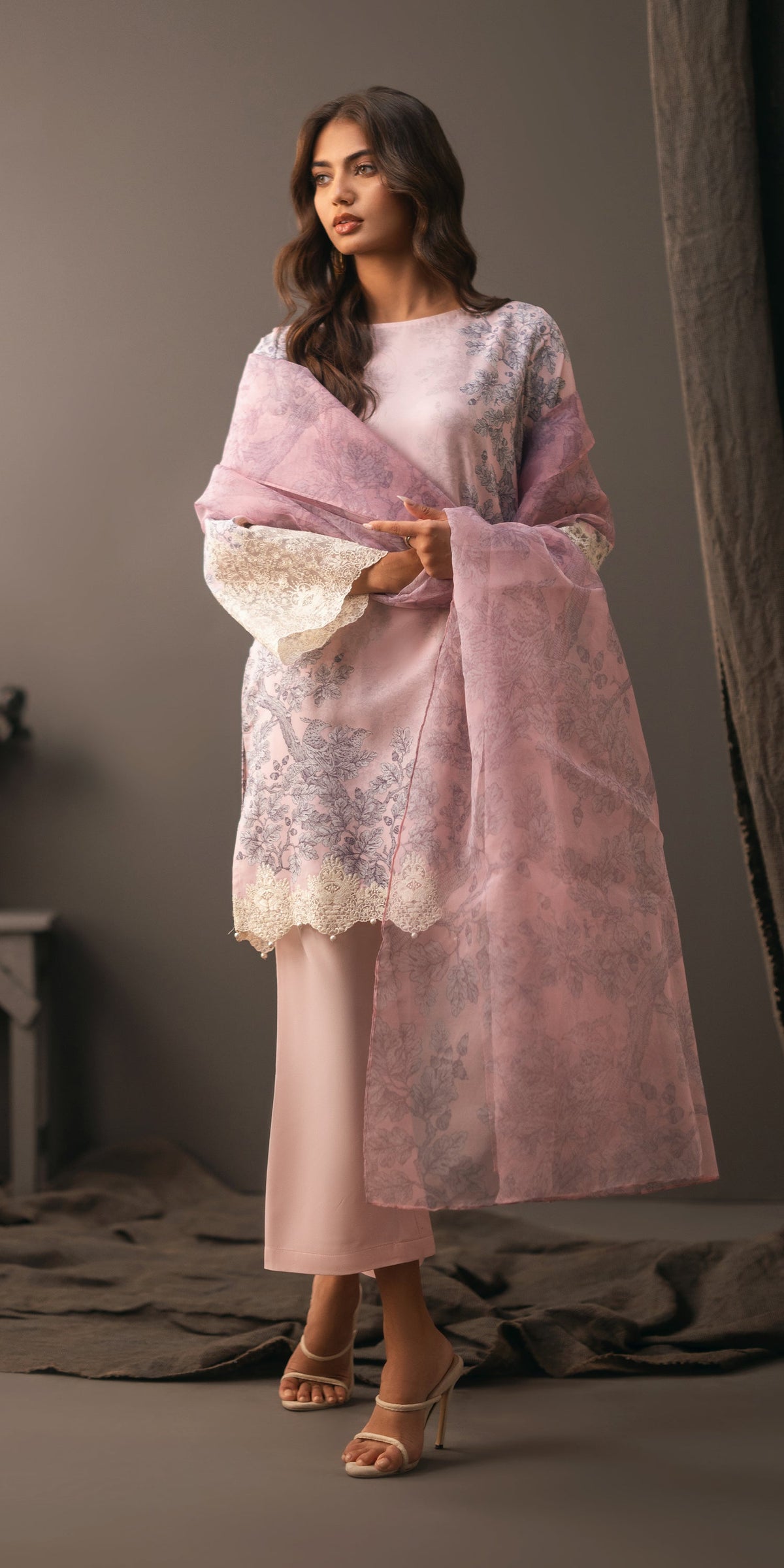 Erum Khan | Beyond Basic | GLOWING BEAT - Designer Dress with Intricate embroidery and embellishments. Shop elegent wedding dress at Maria Faisal.