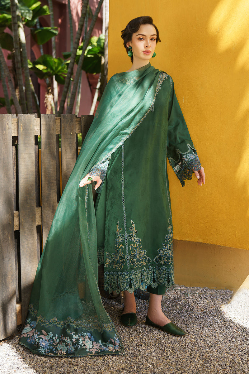 Baroque | Luxury Pret 24 | JACQUARD LAWN UF-572 - Designer Dress with Intricate embroidery and embellishments. Shop elegent wedding dress at Maria Faisal.