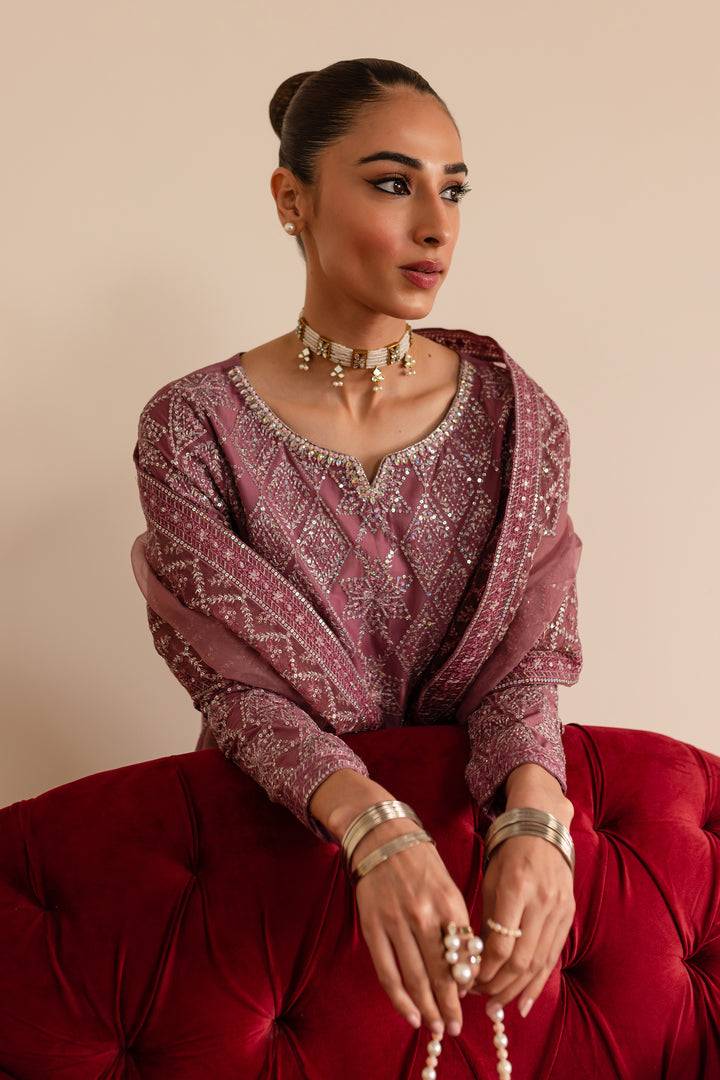 Batik | Reception Luxe Edit | Blush Mauve by Maria Faisal - Registered Vendor of : Batik - type : Ladies Clothes - 100% original wedding dresses