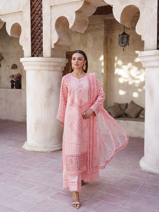Zebtan | Zeenat Luxury Lawn Eid Collection | ZL 04 - Maria Faisal