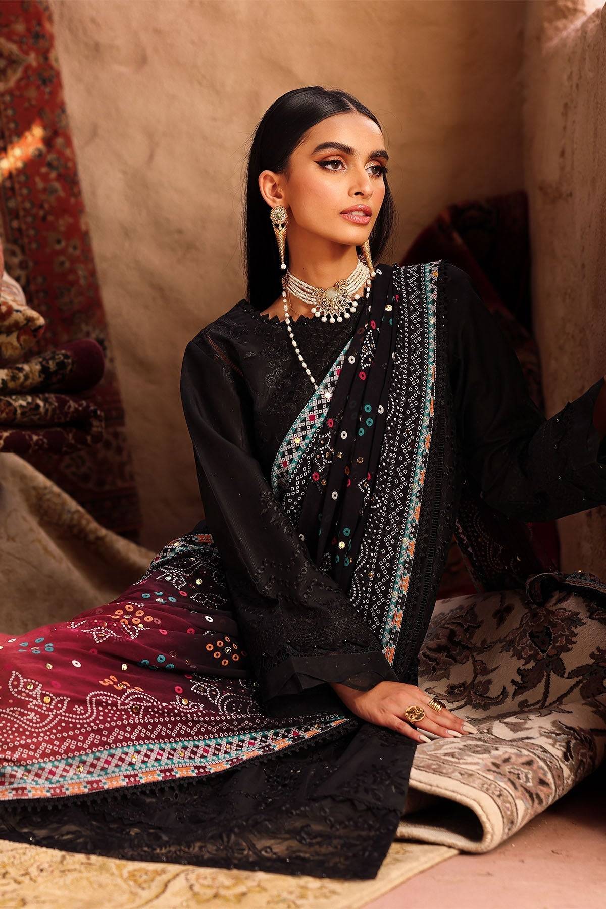 Nureh | Bazaar Lawn | NE-162 by Maria Faisal - Registered Vendor of : Nureh - type : Ladies Clothes - 100% original wedding dresses