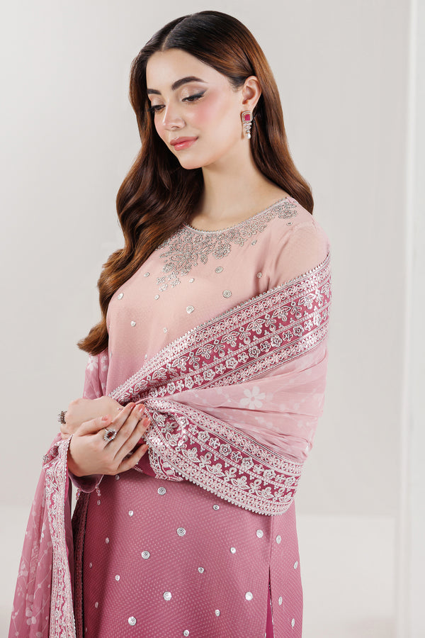 Farasha | Formals 26 | Rosette Blush - Formal Dress - available at Maria Faisal in UK and USA.