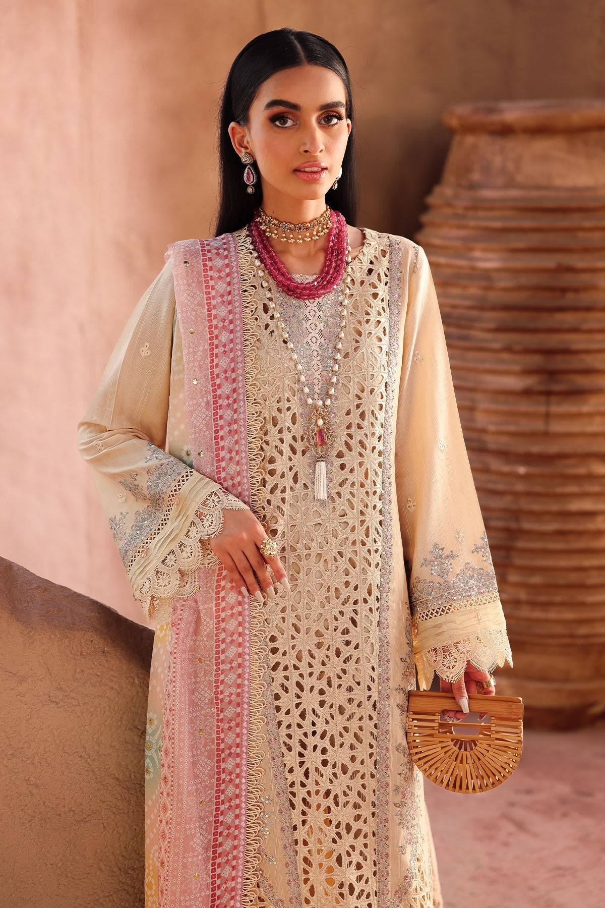 Nureh | Bazaar Lawn | NE-159 by Maria Faisal - Registered Vendor of : Nureh - type : Ladies Clothes - 100% original wedding dresses