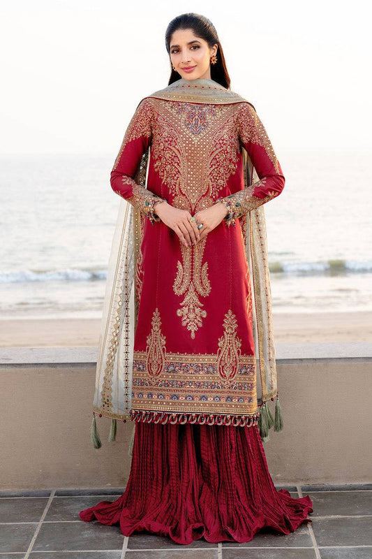 Jazmin | Shahkaar Luxury Lawn 25 | SL25-D5 by Maria Faisal - Registered Vendor of : Jazmin - type : Ladies Clothes - 100% original wedding dresses