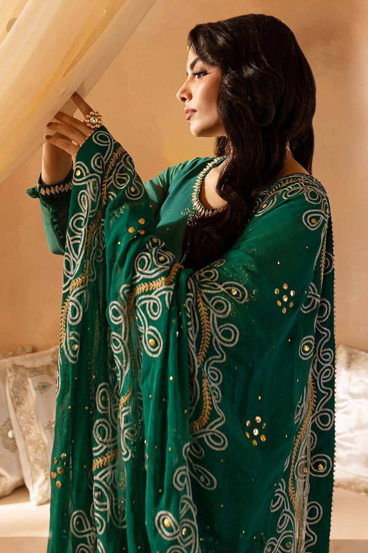 Nureh | Mukeshkari Formals | MK-01 by Maria Faisal - Registered Vendor of : Nureh - type : Ladies Clothes - 100% original wedding dresses