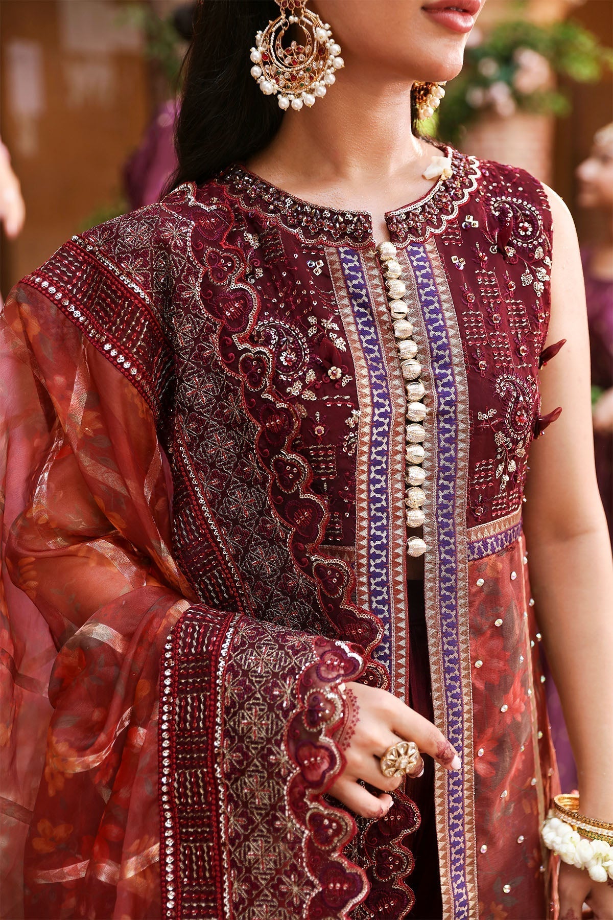 Nureh | Jhoomro Wedding Formals | NL-71 GEHNA - Wedding Dress - Maria Faisal