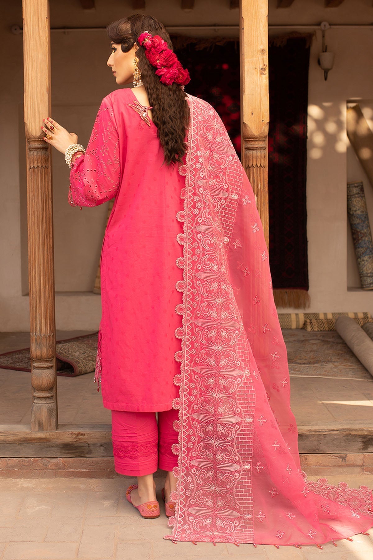 Nureh | Lawn Jacquard | NS-73 - Ladies Clothes 