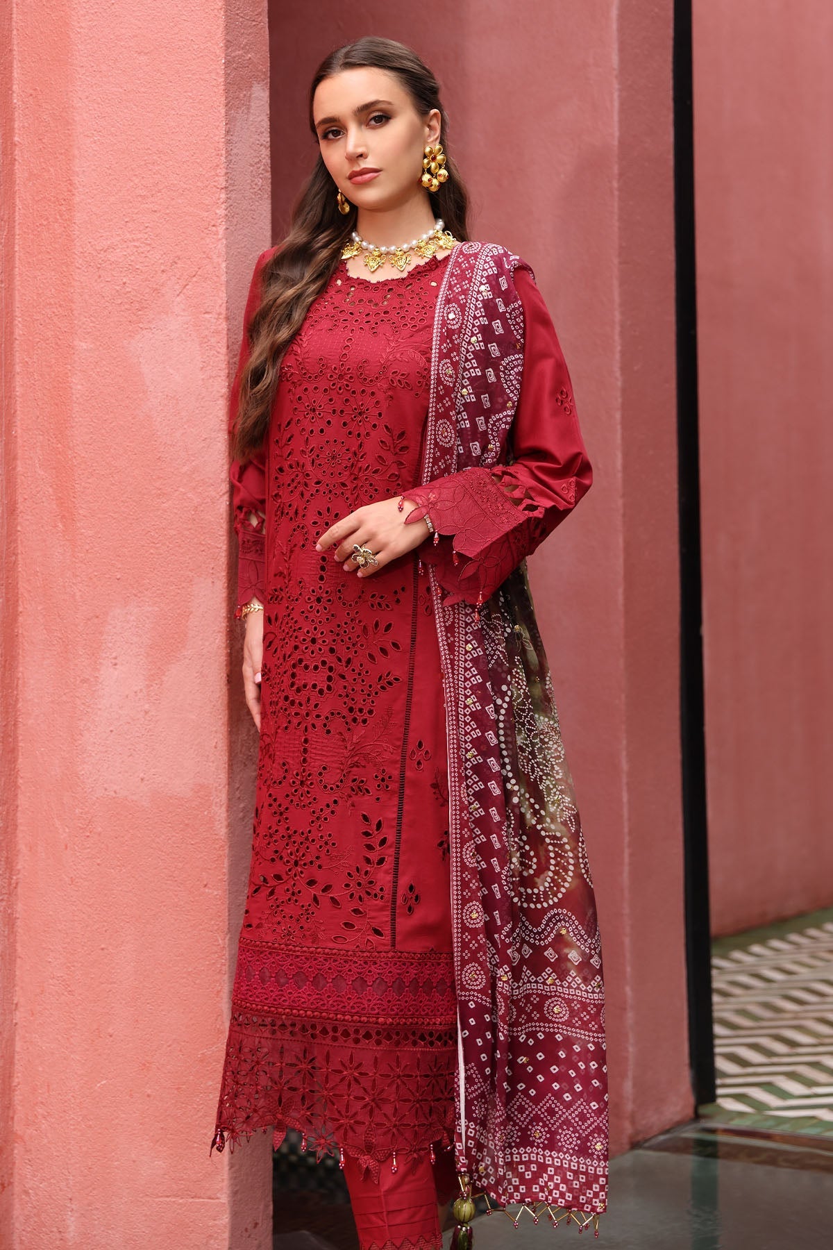 Nureh | Bazaar Lawn 25 | NE-109 by Maria Faisal - Registered Vendor of : Nureh - type : Ladies Clothes - 100% original wedding dresses