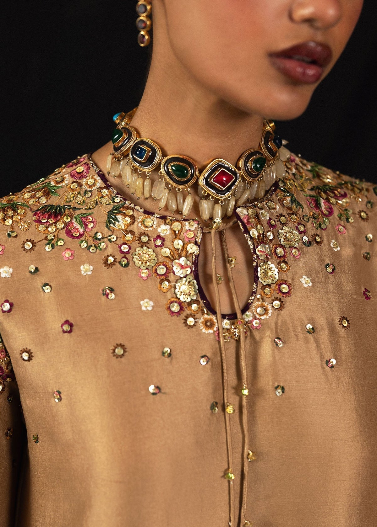 Hussain Rehar | Luxury Pret 26 | Aurelia - Luxury Dress - available at Maria Faisal in UK and USA.