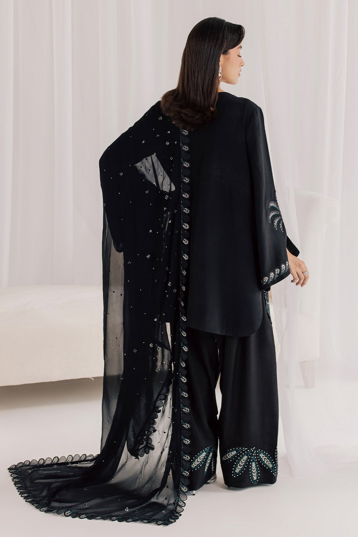 Nureh | Fancy Formal 26 | NP-811 - Formal Dress - available at Maria Faisal in UK and USA.