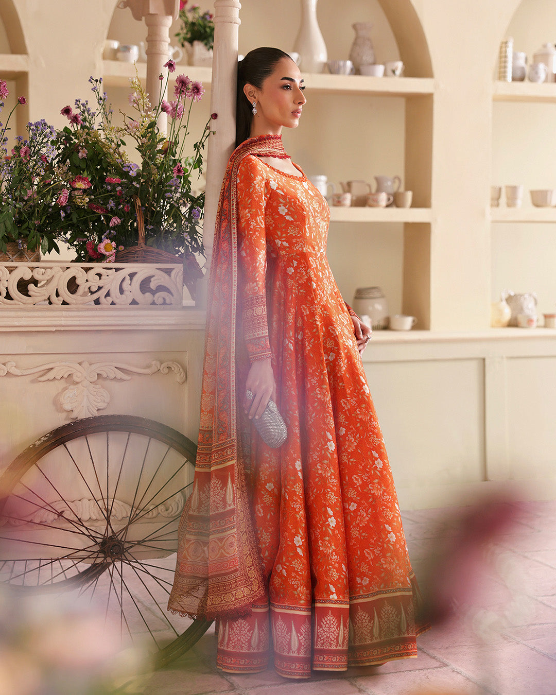 Faiza Saqlain | Serina Luxe | Abia - Formal Dress - available at Maria Faisal in UK and USA.