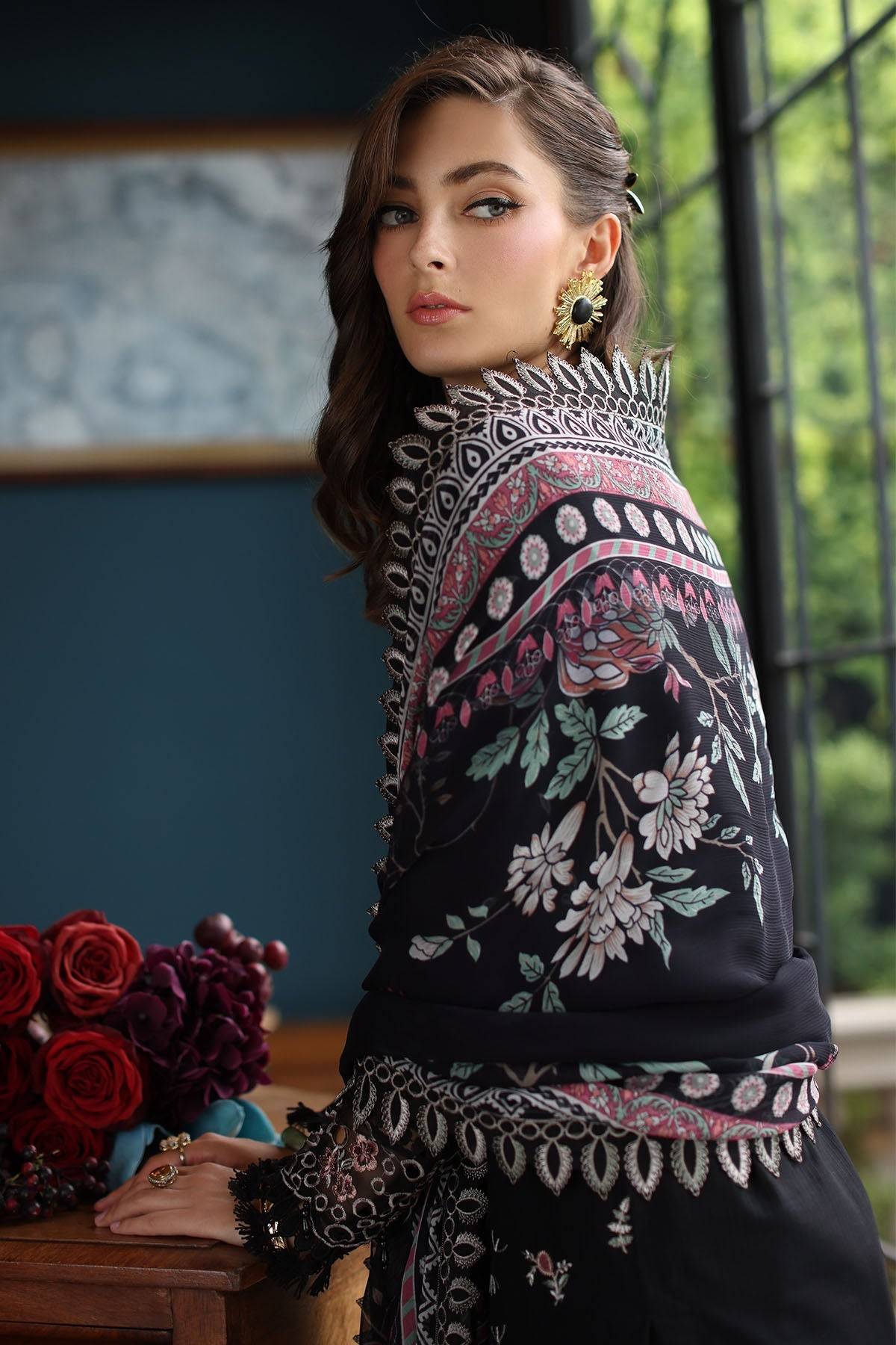 Nureh | Maya Lawn | NS-153 by Maria Faisal - Registered Vendor of : Nureh - type : Ladies Clothes - 100% original wedding dresses