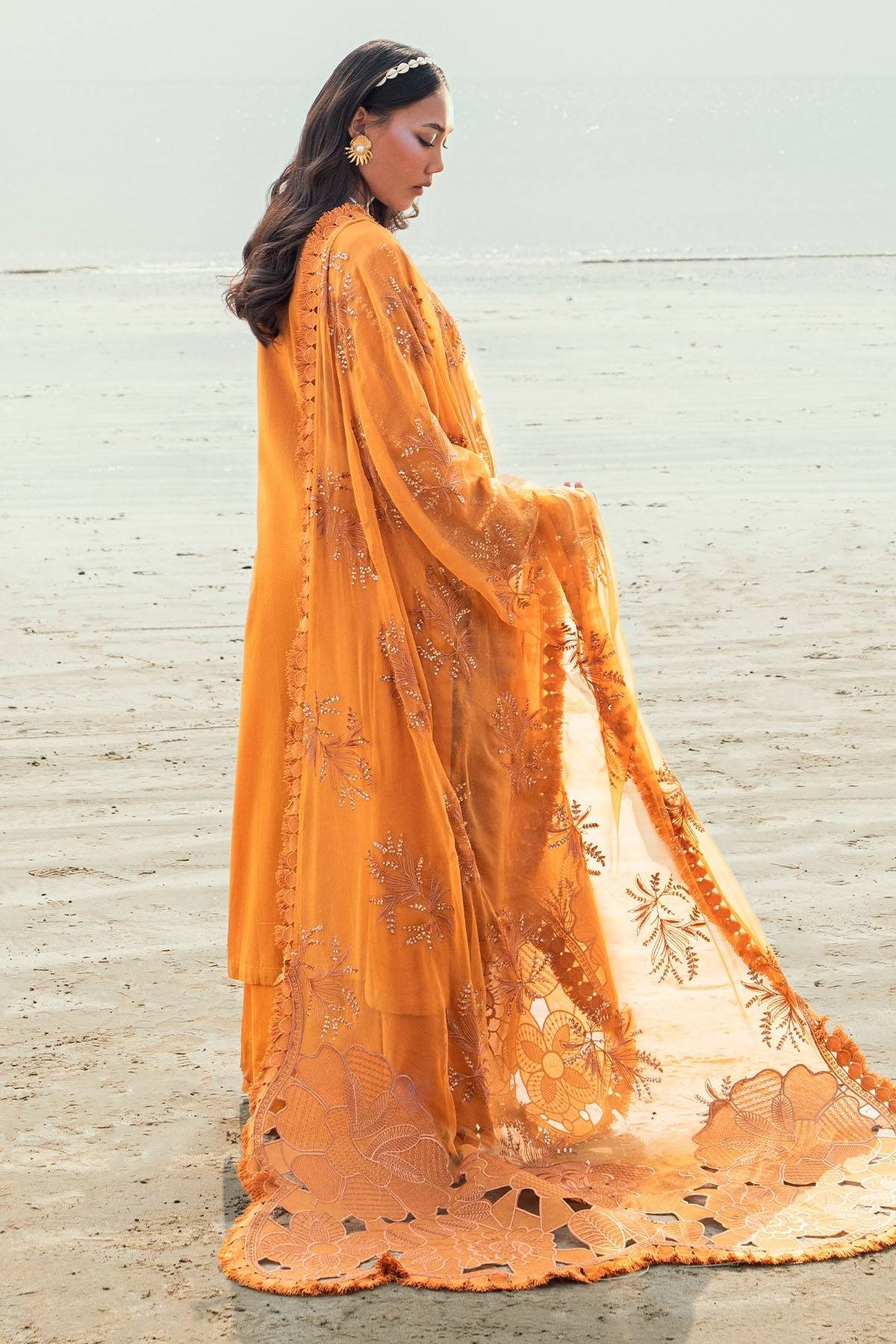 Nureh | Khuwab Luxury Lawn | NE-149 by Maria Faisal - Registered Vendor of : Nureh - type : Ladies Clothes - 100% original wedding dresses
