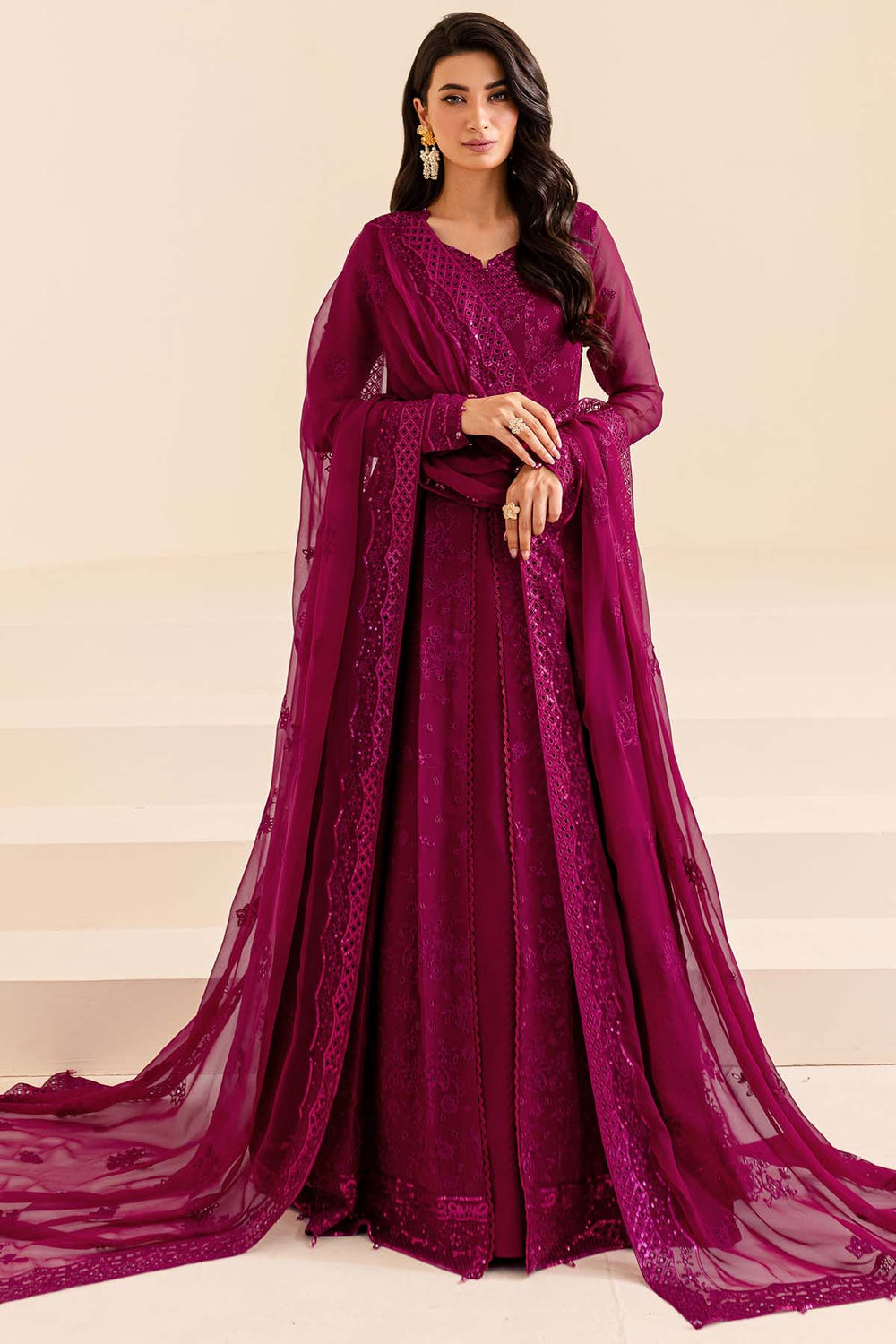 Farasha | Lumiere Formals | Mystic Mauve - Ladies Clothes - Maria Faisal