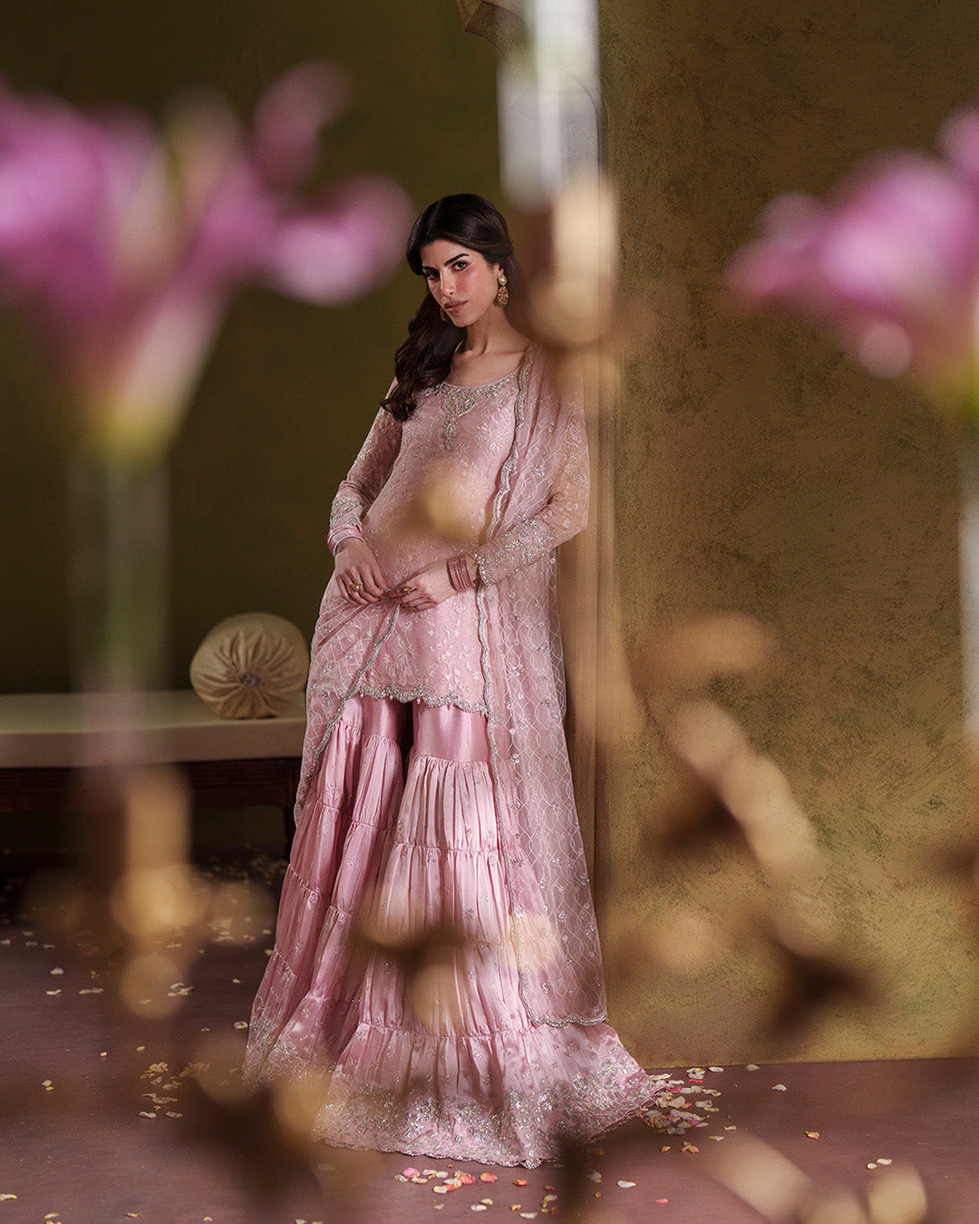 Faiza Saqlain | Lamia Wedding Formals | Husna - Wedding Dress - available at Maria Faisal in UK and USA.