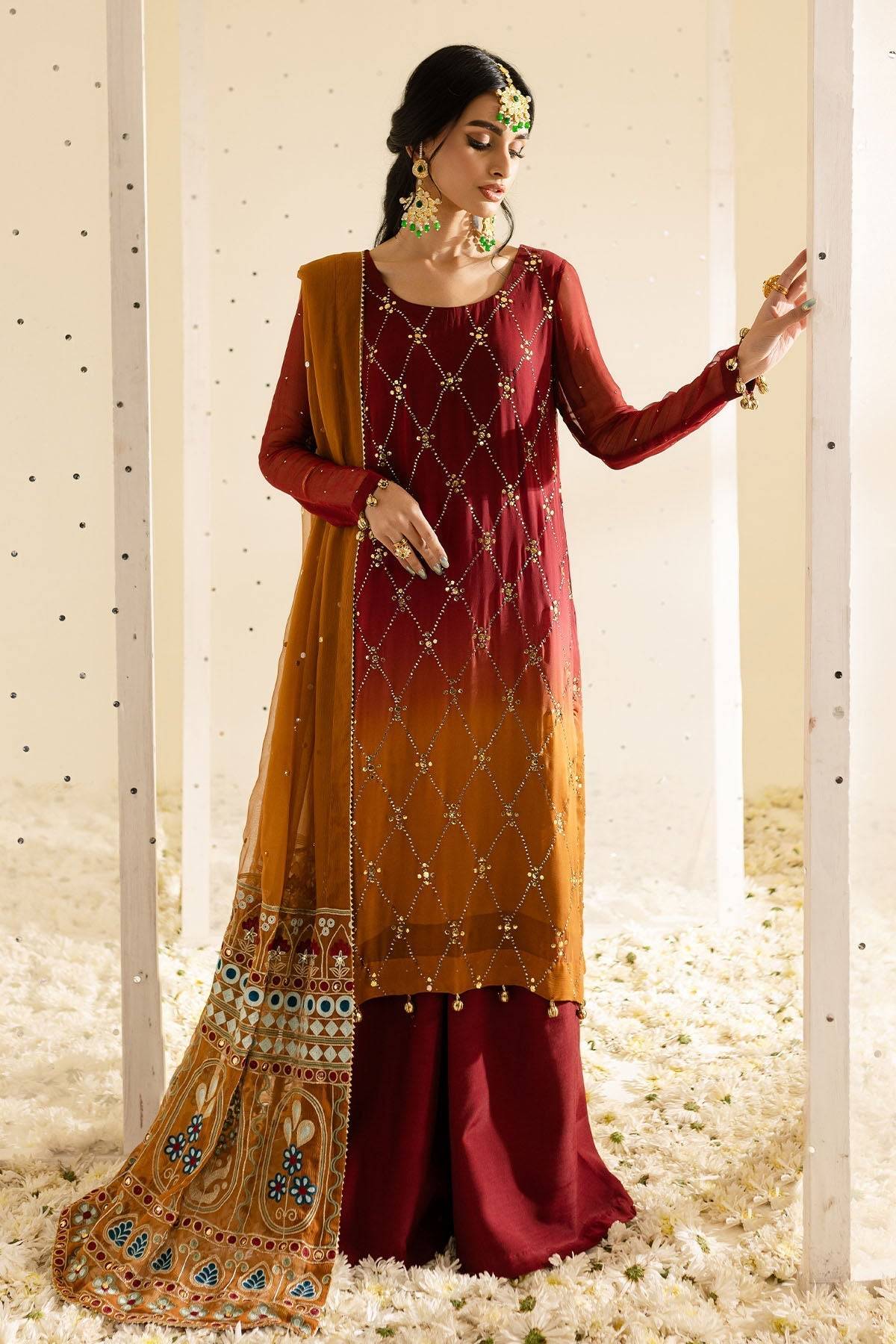 Nureh | Mukeshkari Formals | MK-09 by Maria Faisal - Registered Vendor of : Nureh - type : Ladies Clothes - 100% original wedding dresses