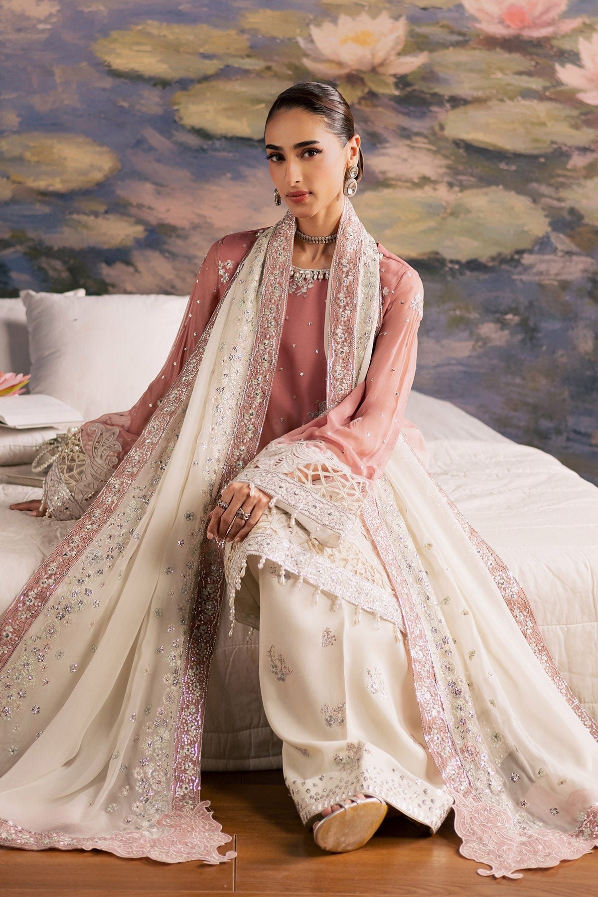 Nureh | Fancy Formal | NP-782 - Formal Dress - available at Maria Faisal in UK and USA.