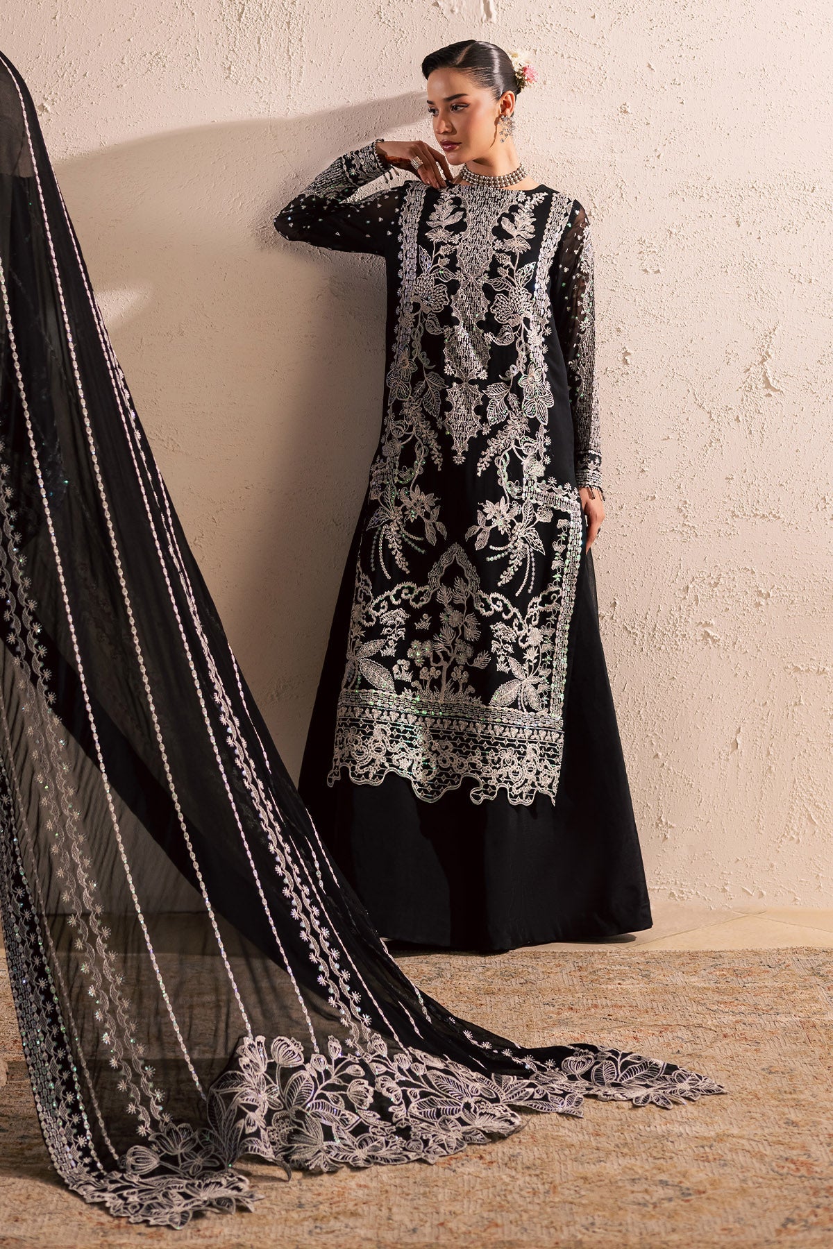 Nureh | Fancy Formal 26 | NP-771 - Formal Dress - available at Maria Faisal in UK and USA.