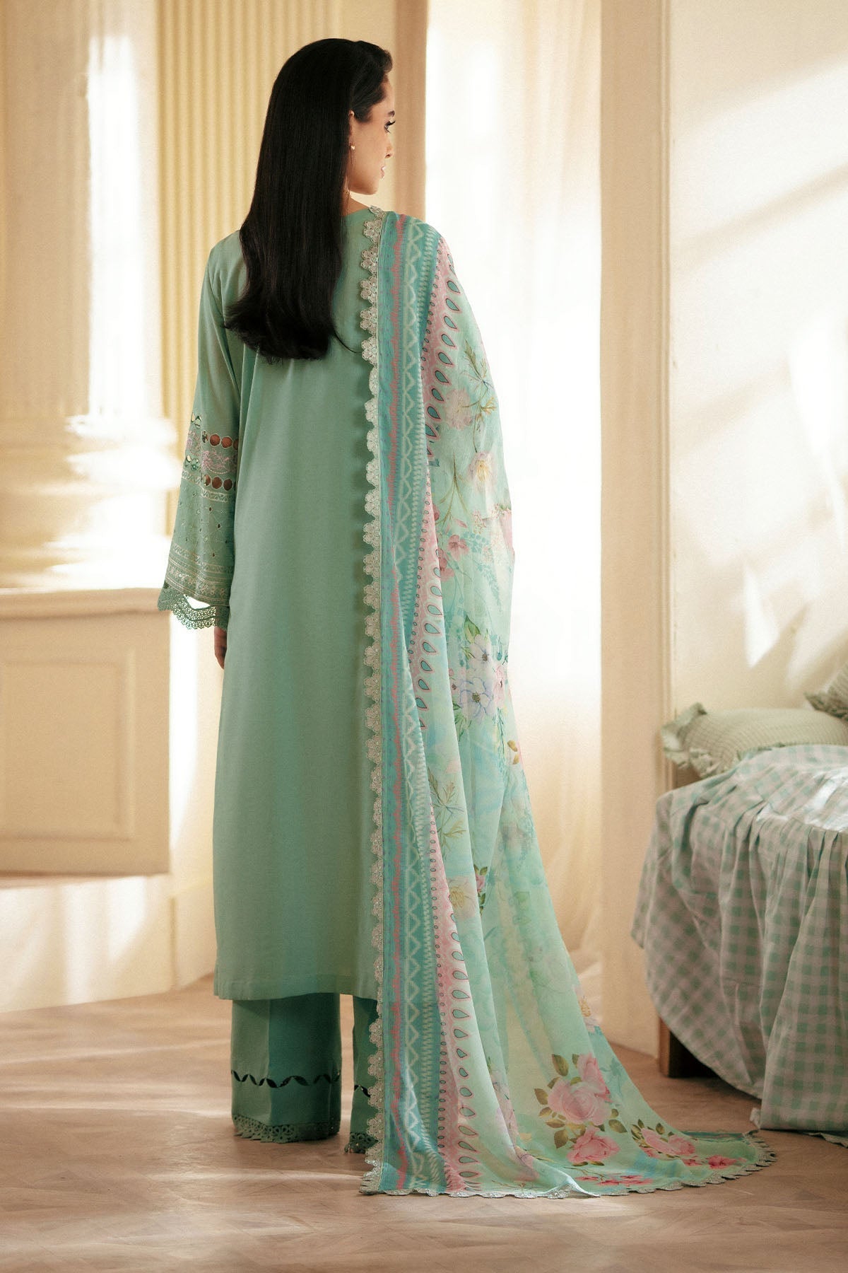 Nureh | Maya Lawn | NS-144 by Maria Faisal - Registered Vendor of : Nureh - type : Ladies Clothes - 100% original wedding dresses