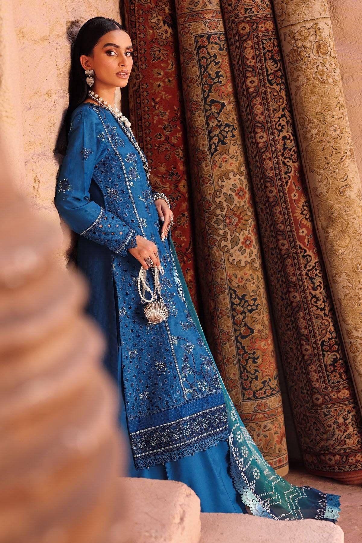 Nureh | Bazaar Lawn | NE-160 by Maria Faisal - Registered Vendor of : Nureh - type : Ladies Clothes - 100% original wedding dresses