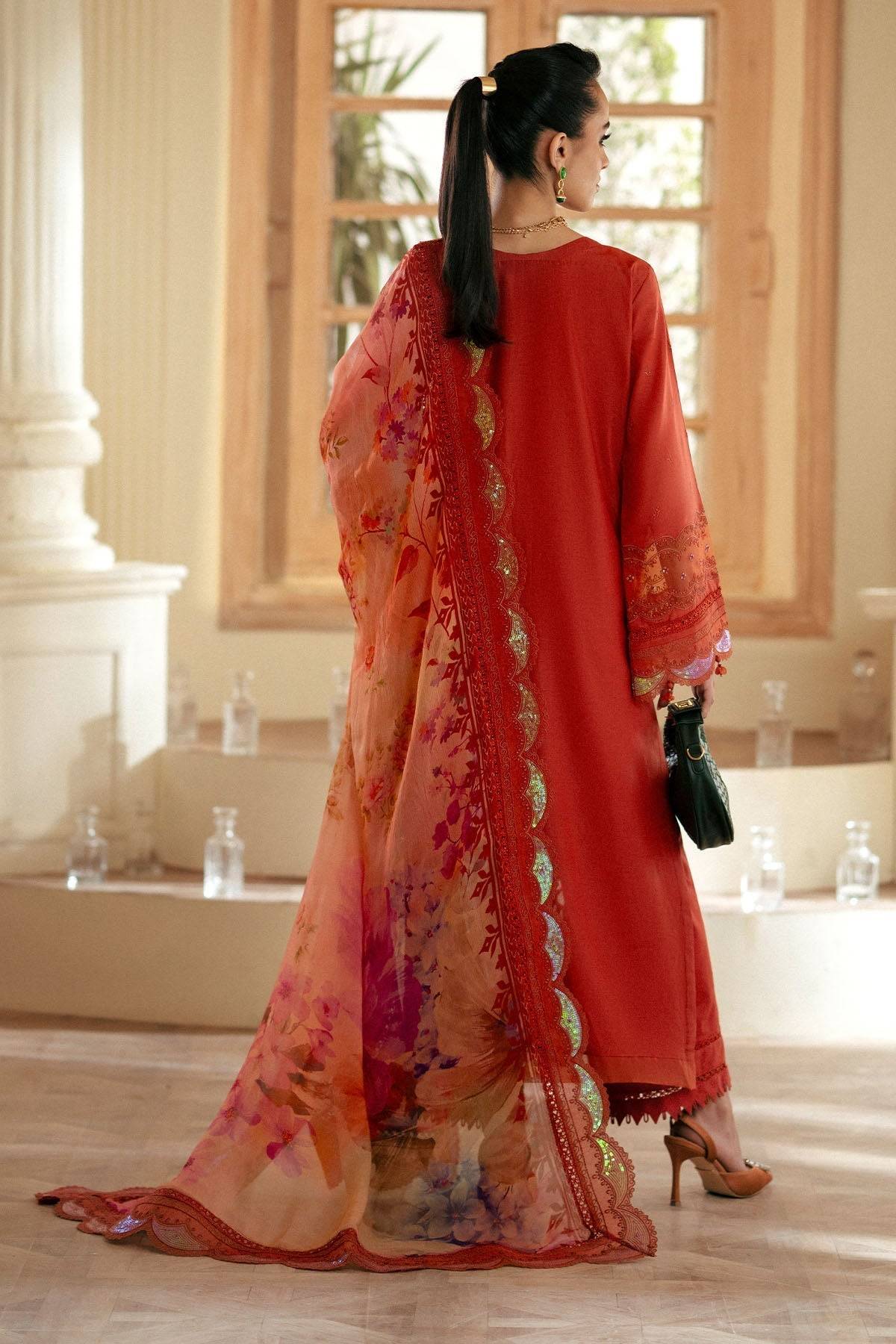 Nureh | Maya Lawn | NS-142 by Maria Faisal - Registered Vendor of : Nureh - type : Ladies Clothes - 100% original wedding dresses