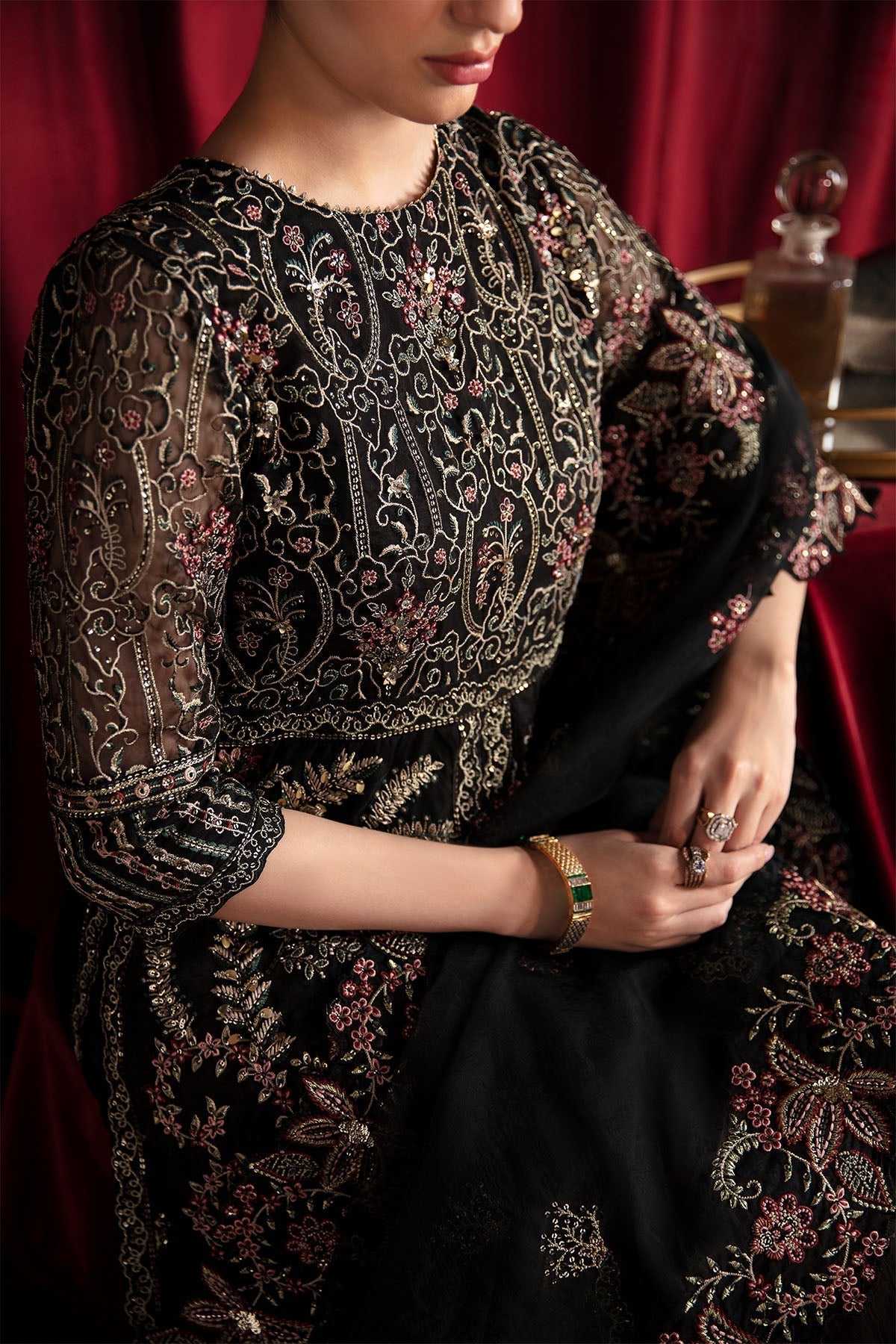 Nureh | Elanora Formal 24 | ROSE - Ladies Clothes - Maria Faisal