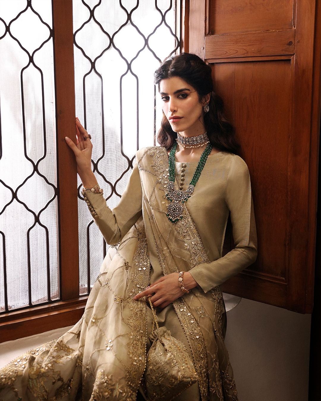 Faiza Saqlain | Mehermah Luxe Formals | Nainsi - Wedding Dress - Maria Faisal