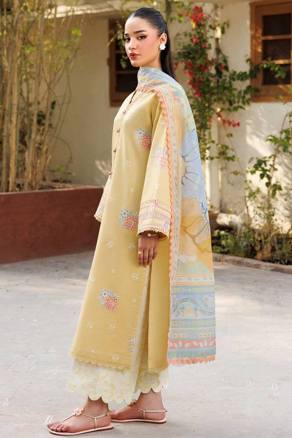 Farasha | Summer Weaves Embroidered Lawn | Sunlit Mellow by Maria Faisal - Registered Vendor of : Farasha - type : Ladies Clothes - 100% original wedding dresses
