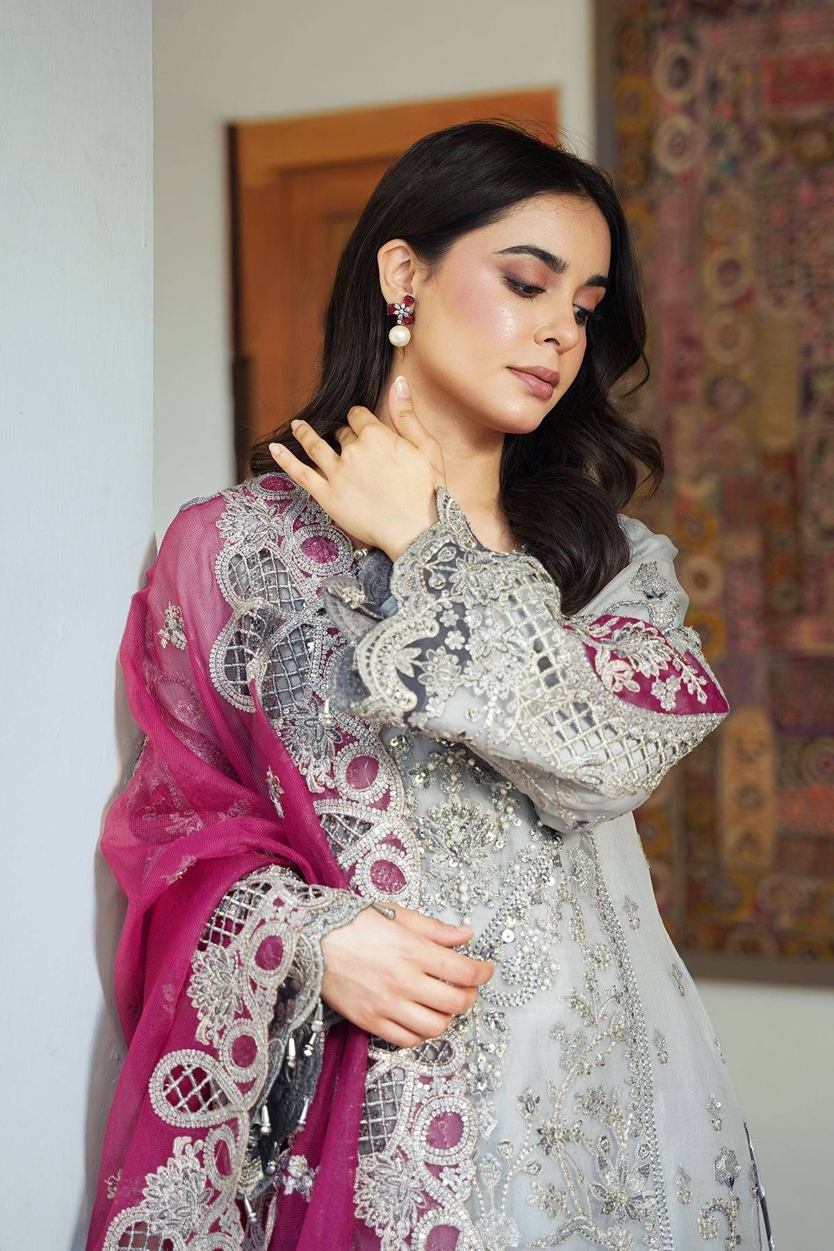 Imrozia Premium | Meeras Luxury Eid 25 | I-228 ZAREEN by Maria Faisal - Registered Vendor of : Imrozia Premium - type : Ladies Clothes - 100% original wedding dresses