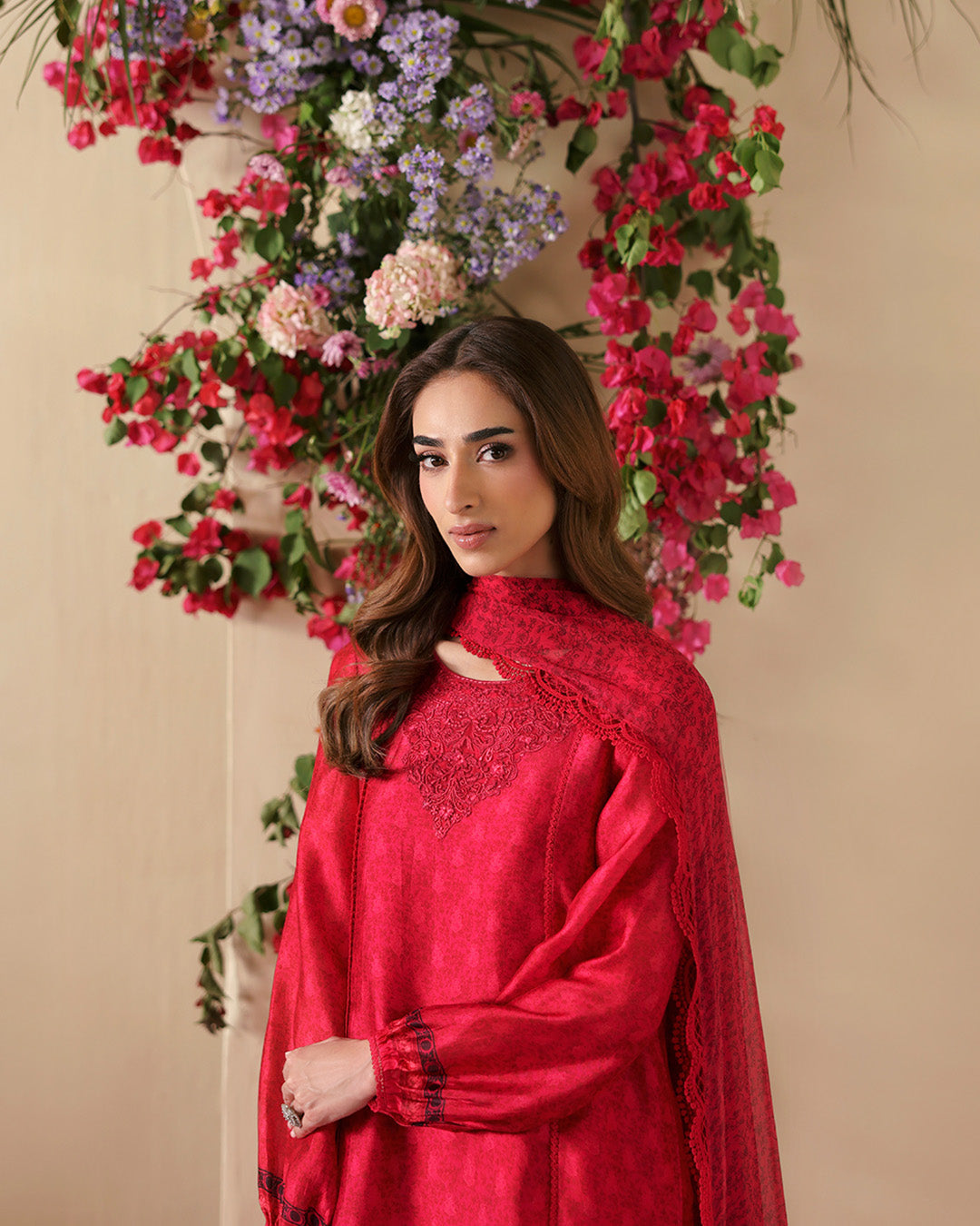 Faiza Saqlain | Serina Luxe | Suhayr - Formal Dress - available at Maria Faisal in UK and USA.