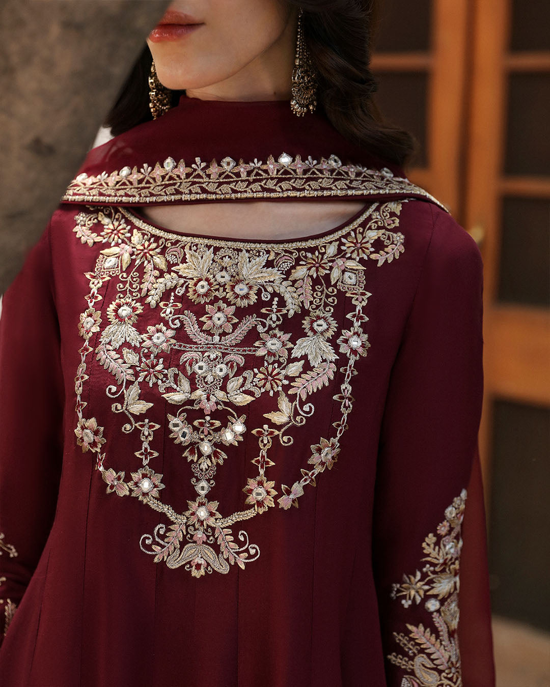 Faiza Saqlain | Mehermah Luxe Formals | Norine - Wedding Dress - Maria Faisal