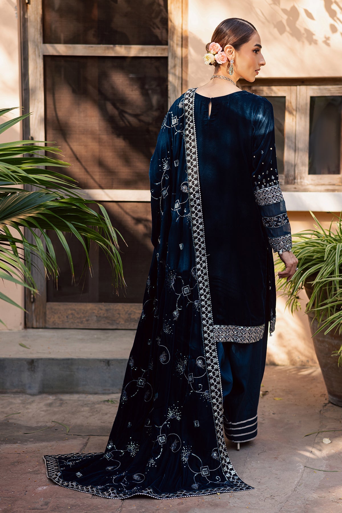 NW-114 – authentic Pakistani dress from the Maya Velvet collection for women in the UK