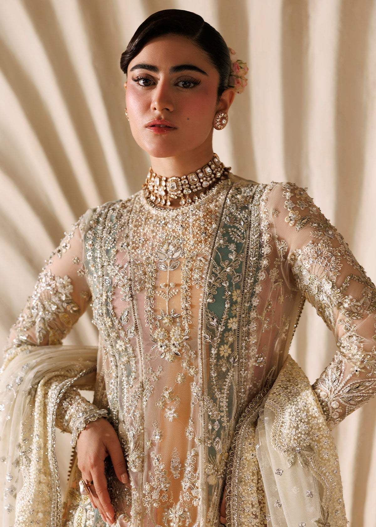 Sardinia | Bridal Edit 26 | SORENA - Bridal Dress - available at Maria Faisal in UK and USA.