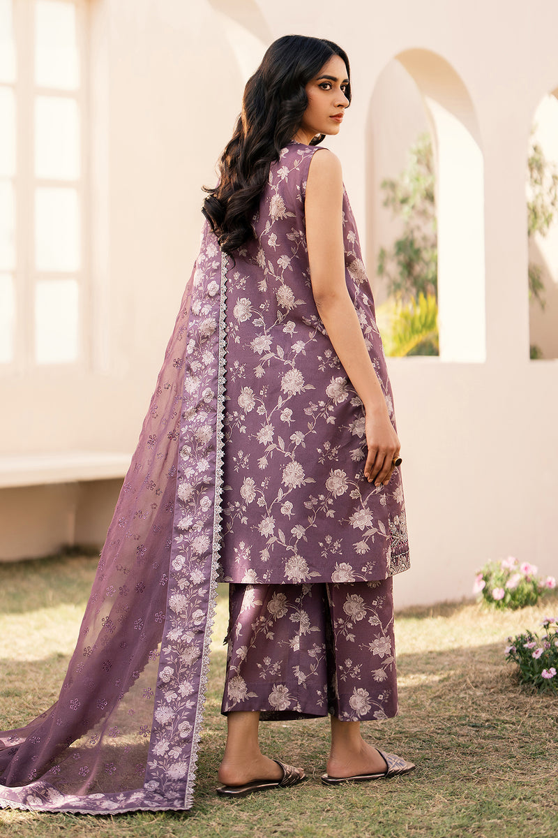 Baroque | Luxury Pret 24 | LAWN UF-598 - Designer Dress with Intricate embroidery and embellishments. Shop elegent wedding dress at Maria Faisal.
