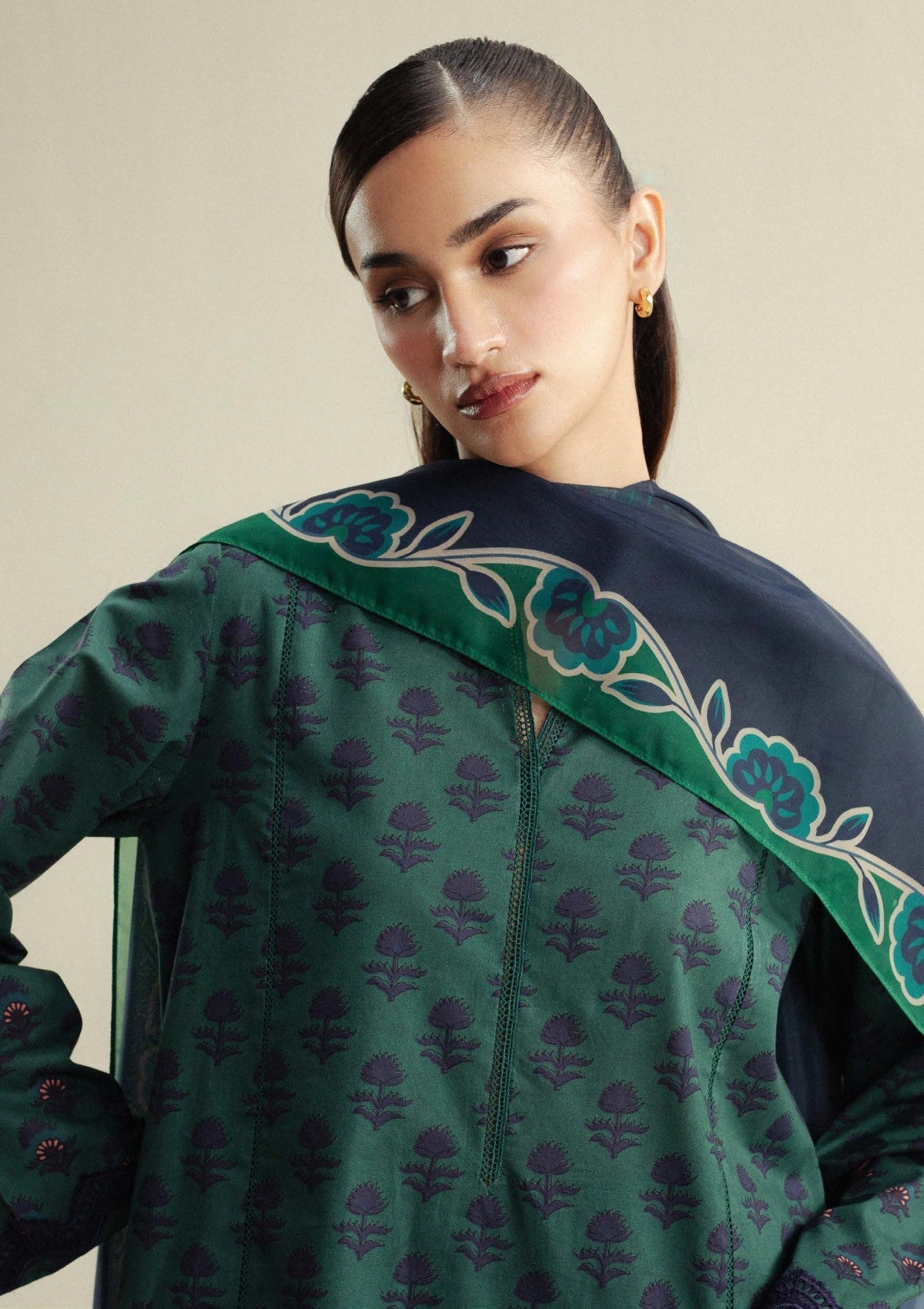 Zara Shahjahan | Coco Prints 25 | Willow-10A - Ladies Clothes - Maria Faisal