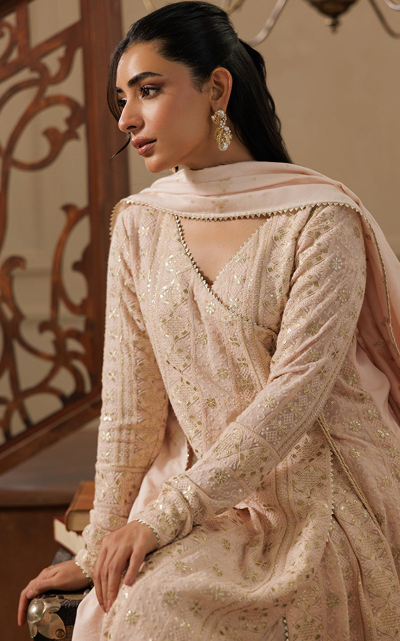 Threads and Motifs | Formal Dresses 25 | Embroidered Angrakha With Gharara And Dupatta