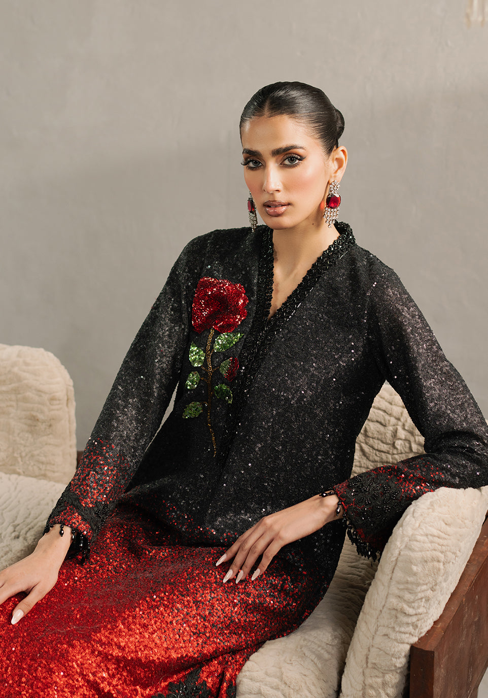 Zarqash | Silk Edit | ZQS 019 AMBER - Ladies Clothes 