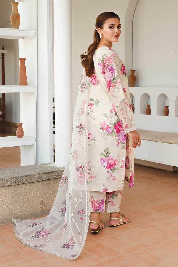 Baroque | Luxury Pret 24 | LAWN UF-652 - Designer Dress with Intricate embroidery and embellishments. Shop elegent wedding dress at Maria Faisal.
