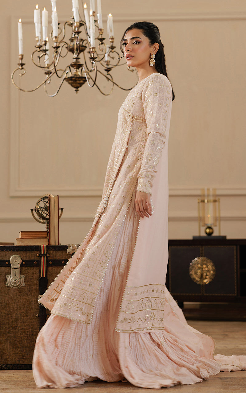 Threads and Motifs | Formal Dresses 25 | Embroidered Angrakha With Gharara And Dupatta