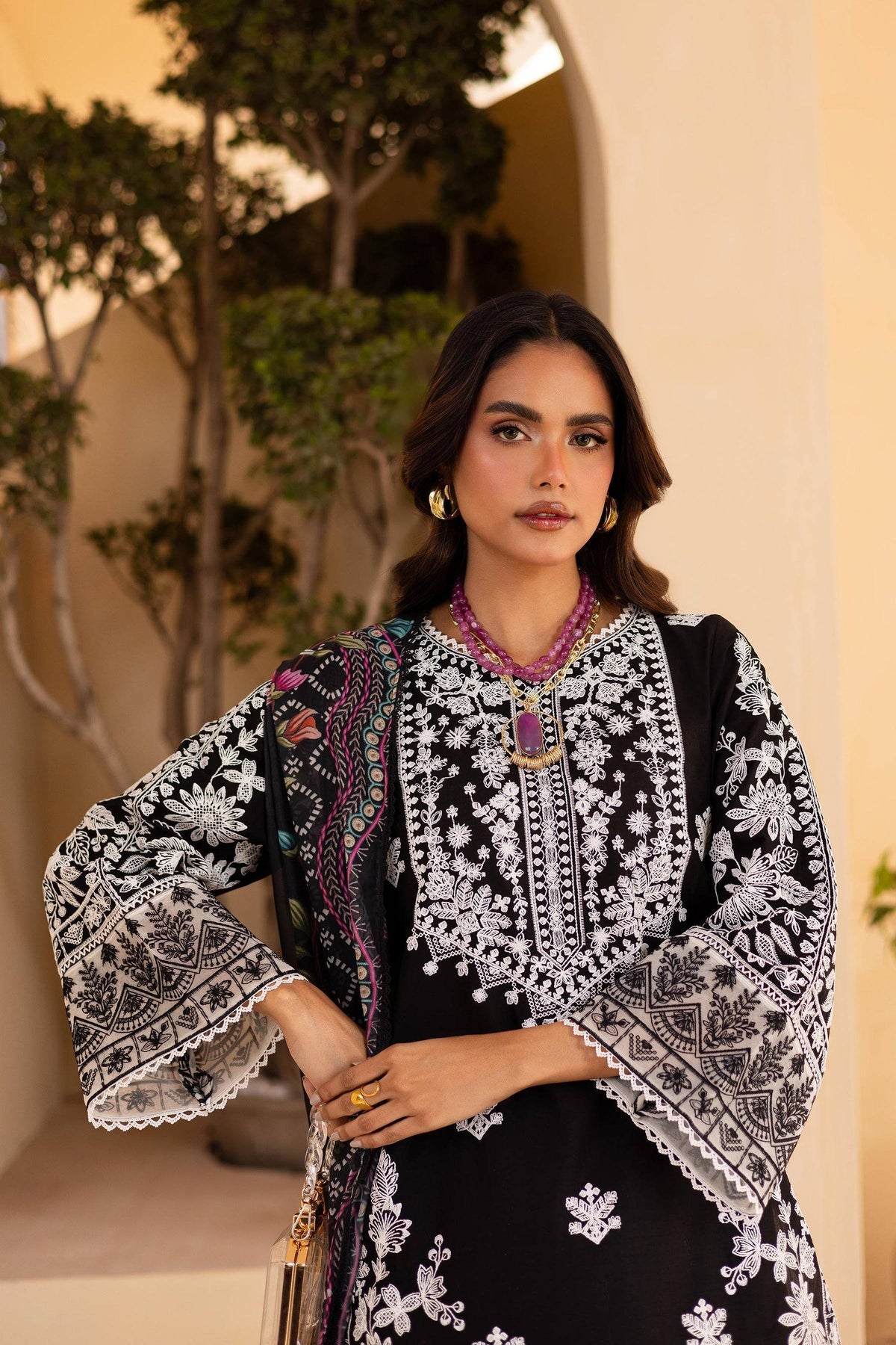 Batik | Cyra Luxury Solids | Mino by Maria Faisal - Registered Vendor of : Marjjan - type : Ladies Clothes - 100% original wedding dresses