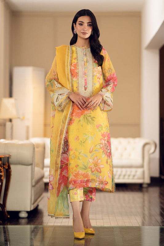 Baroque | Luxury Pret 24 | COTTON PATTI UF-509 - Designer Dress with Intricate embroidery and embellishments. Shop elegent wedding dress at Maria Faisal.