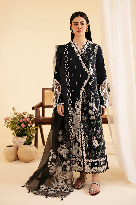 Qalamkar | Qlinekari Luxury Lawn | SQ-03 MARWA - Designer Dress with Intricate embroidery and embellishments. Shop elegent wedding dress at Maria Faisal.